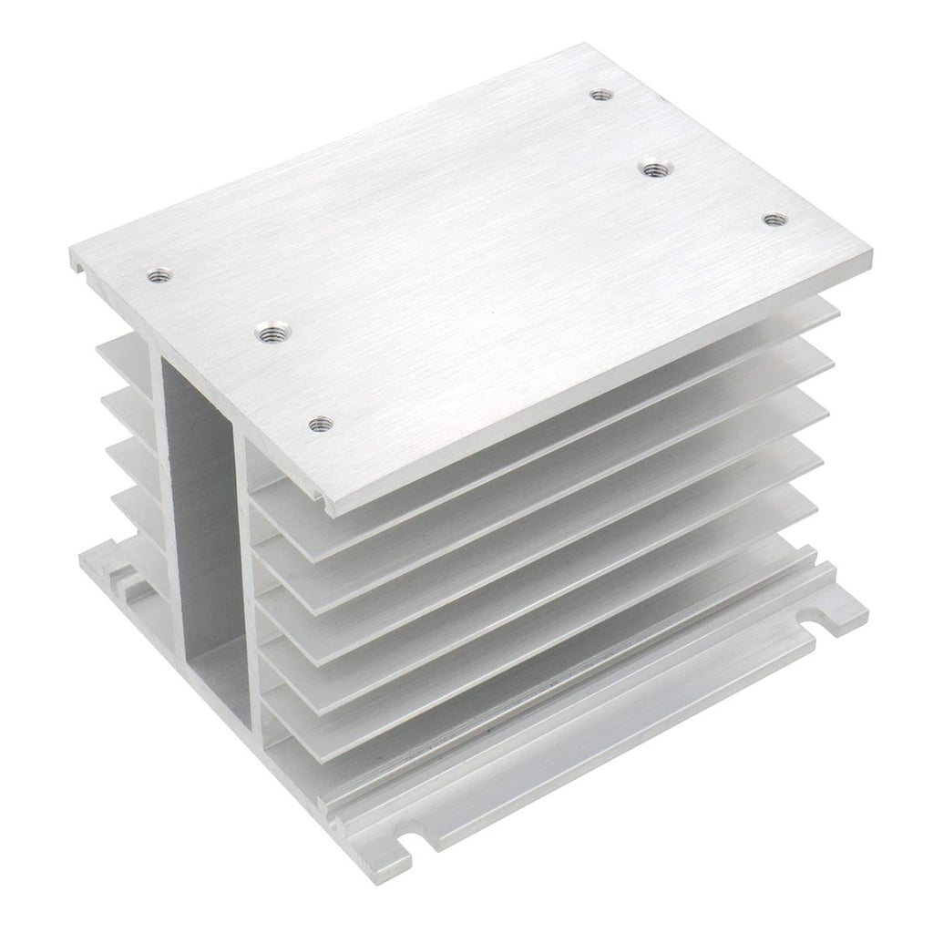 [Australia - AusPower] - Baomain Heat Sinks Aluminum for 3 Phase Solid State Relay 110mm X 100mm X 80mm 