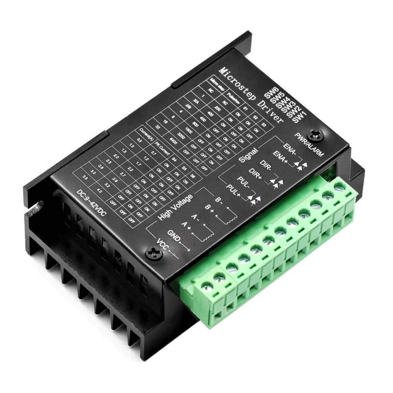 [Australia - AusPower] - DaFuRui TB6600 4A 9-42V Stepper Motor Driver CNC Controller,32 Subdivision Upgrade Nema tb6600 Single Axes Hybrid Stepper Motor for CNC 