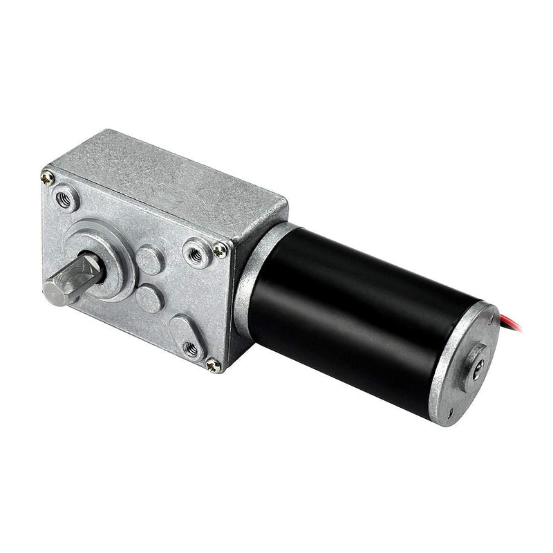 [Australia - AusPower] - uxcell DC12V 65RPM High Torque Electric Power Speed Reduce Turbine Worm Gear Box Motor 