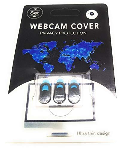 [Australia - AusPower] - Webcam Cover Sliders, Protect Your Privacy on Three Devices. Use for Laptop, MacBook Pro/Air, iPhone, iPad, Galaxy/Cell Phone, Tablets. Sliding Shield Covers Webcam Lens preventing unwanted Viewing. 