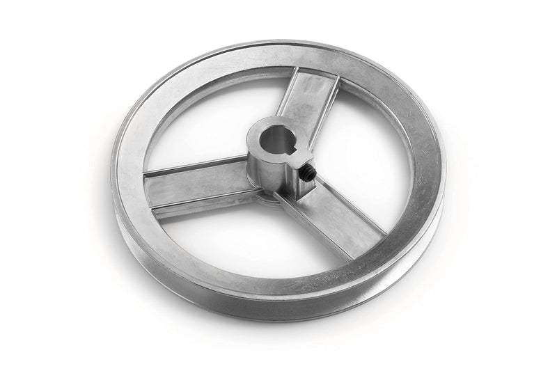 [Australia - AusPower] - Terre Products - V-Groove/V-Belt Drive Pulley, 6'' Outside Diameter, 5/8" Bore, Die Cast, Z3A Zinc Alloy, Compatible Replacement for Chicago Die Cast 600A 