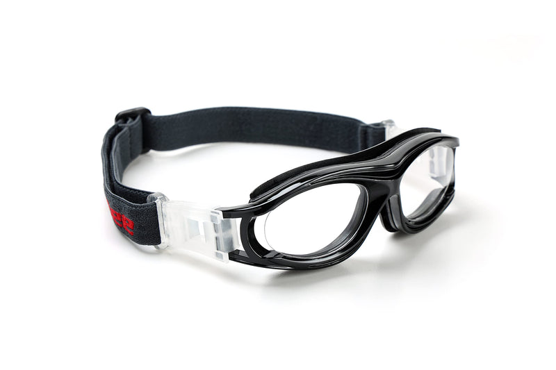 [Australia - AusPower] - Freebee Unisex Kids Sports Safety Glasses Protective Goggles for basketball soccer Black 