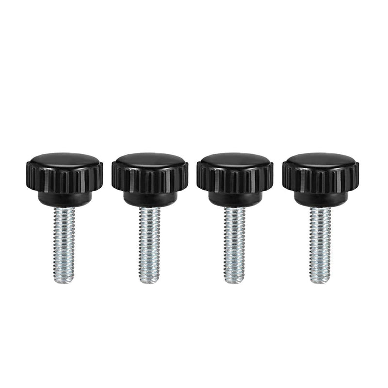 [Australia - AusPower] - uxcell M6 x 20mm Male Thread Knurled Clamping Knobs Grip Thumb Screws on Type 4 Pcs M6 x 20 