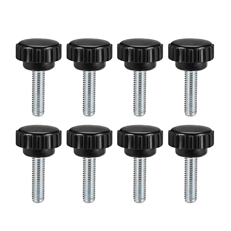 [Australia - AusPower] - uxcell M6 x 20mm Male Thread Knurled Clamping Knobs Grip Thumb Screw on Type 8 Pcs M6x21x20 
