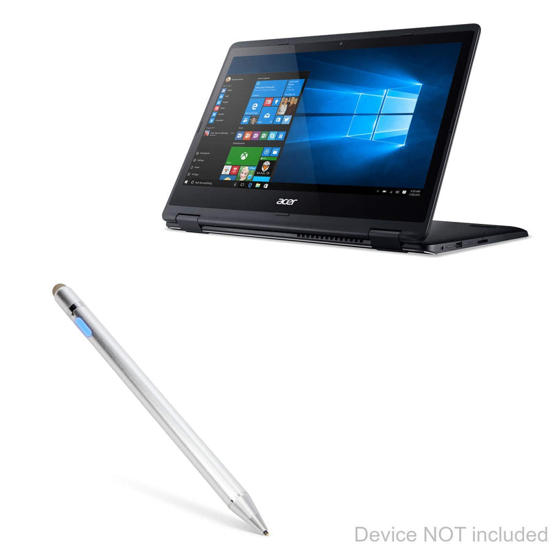 [Australia - AusPower] - BoxWave Stylus Pen for Acer Aspire R 14 (R5-471T) (Stylus Pen by BoxWave) - AccuPoint Active Stylus, Electronic Stylus with Ultra Fine Tip - Metallic Silver 
