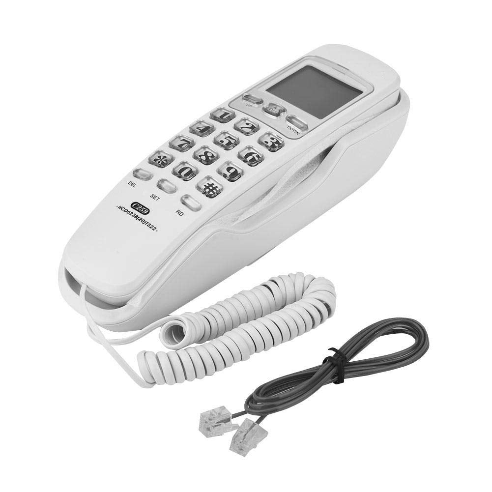 [Australia - AusPower] - Mini Speed Dial Telephone Corded Telephone Extension Landline Phone with Incoming Call Display for Home Office 