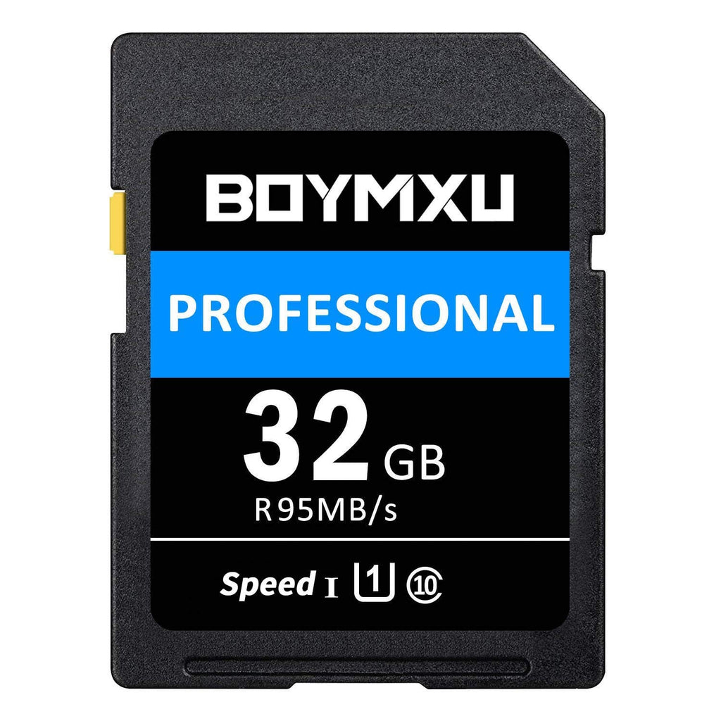 [Australia - AusPower] - 32GB Memory Card, BOYMXU Professional 1000 x Class 10 UHS-I U3 Memory Card Compatible Computer Cameras and Camcorders, Memory Card Up to 95MB/s, Blue/Black 32GB BLUE 
