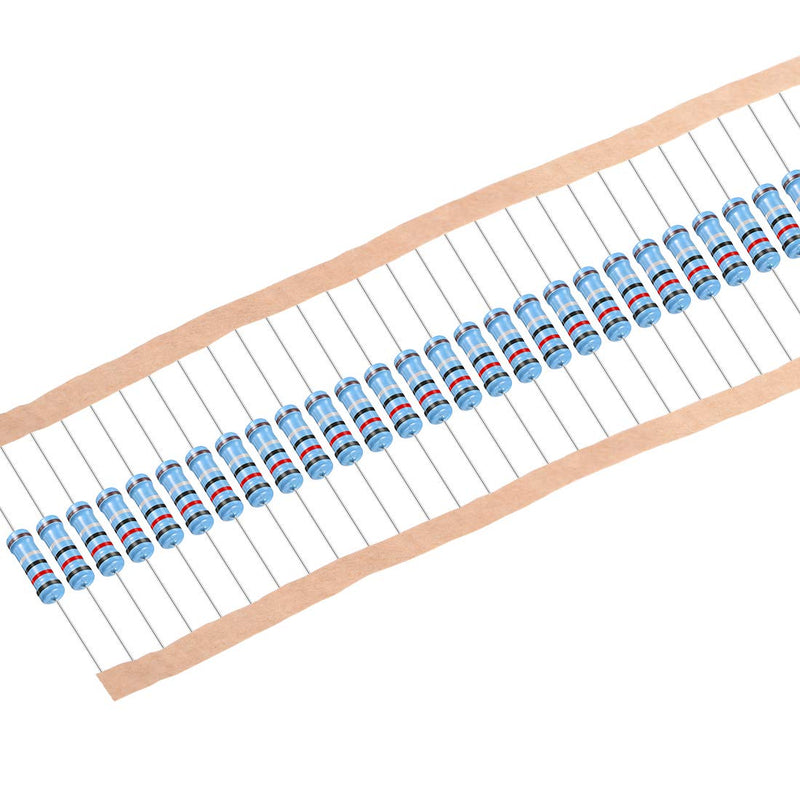 [Australia - AusPower] - uxcell 30Pcs 0.2 Ohm Resistor, 2W 1% Tolerance Metal Film Resistors, Lead, 5 Bands for DIY Electronic Projects and Experiments 
