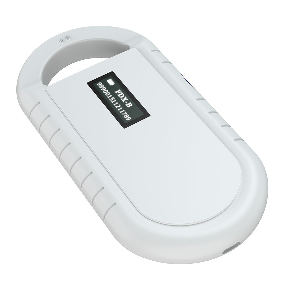 [Australia - AusPower] - Pet Microchip Scanner, Handheld Animal Chip Reader Portable RFID Reader Supports for ISO 11784/11785, FDX-B and ID64 RFID 