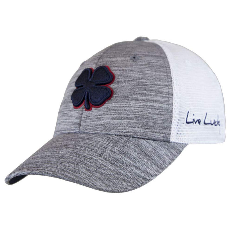 [Australia - AusPower] - Black Clover mens Perfect Luck 1 Hat Small-Medium Heather Gray/White 