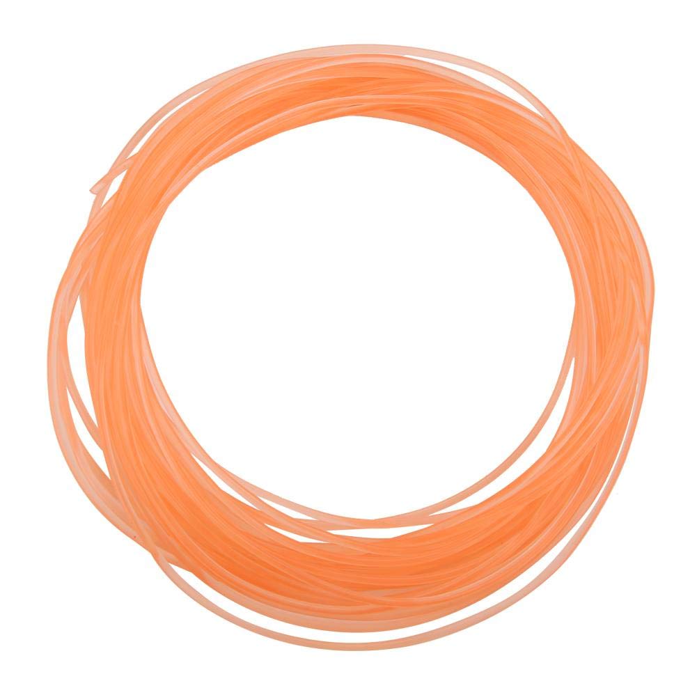 [Australia - AusPower] - PU Transmission Belt Walfront High-Performance Urethane Round Belting Orange PU Polyurethane Round Belt for Drive Transmission (2mm*10m) 