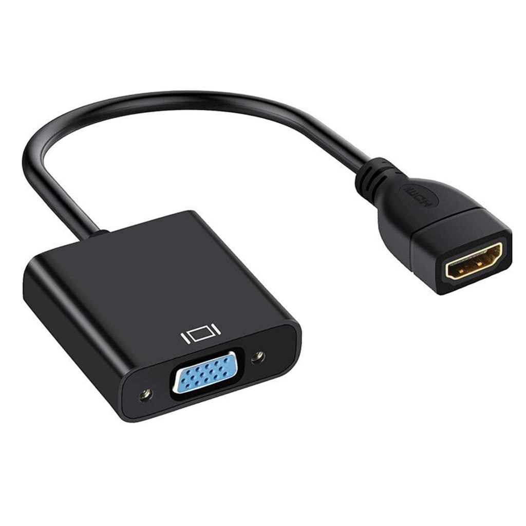 [Australia - AusPower] - avedio links HDMI to VGA Adapter, Active HDMI to VGA Converter (Female to Female) with audio, Support HD 1080P@60Hz, TV Stick, Raspberry Pi, Laptop, Chromebook, Roku, Xbox (3.5mm Audio Cable Included) 