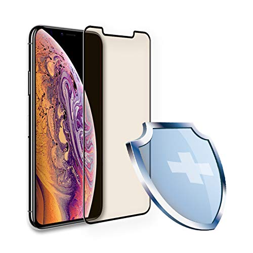 [Australia - AusPower] - PERFECTSIGHT Medical-Grade Blue Light Filter Screen Protector Compatible with Apple iPhone 11 Pro Max 2019, iPhone Xs Max 6.5 inch, Anti Glare Radiation Tempered Glass Light Brown 