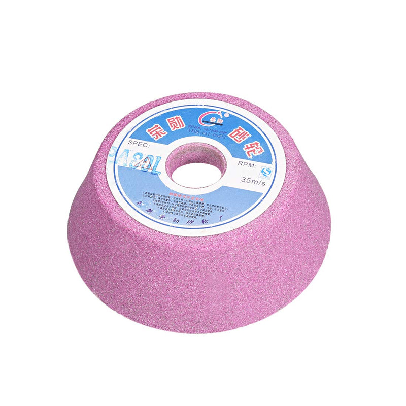 [Australia - AusPower] - uxcell 4-Inch Flaring Cup Grinding Wheel 80 Grits Pink Aluminum Oxide PA Surface Grinding Ceramic Tools 