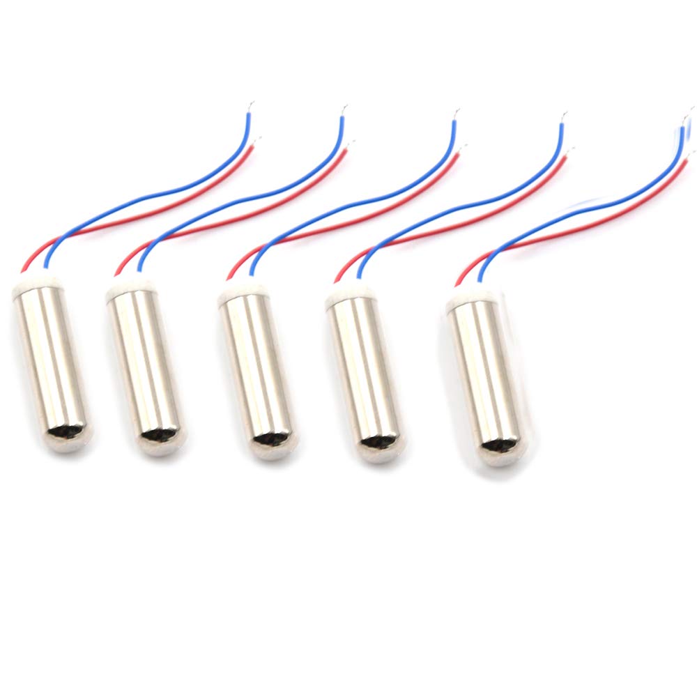 [Australia - AusPower] - tatoko DC Coreless Motor Built-in Vibration Waterproof 1.5-3v 8000-16000RPM Motor for Electric Toothbrush 7x25mm 5PCS 