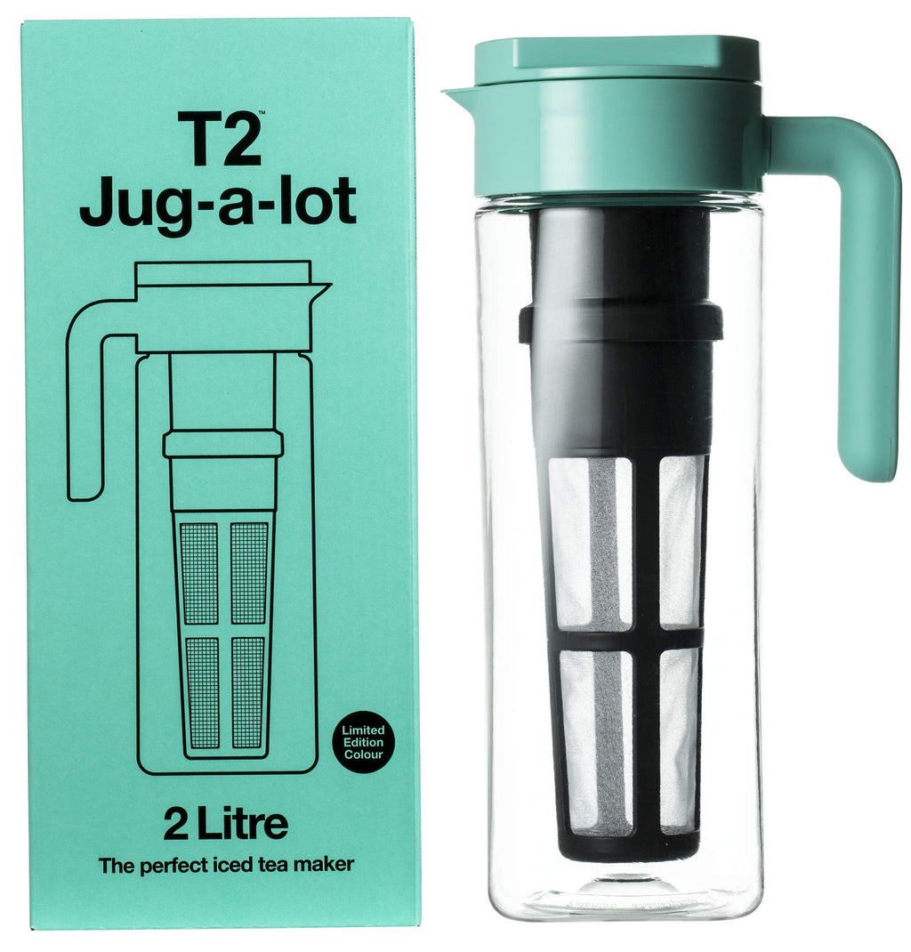 [Australia - AusPower] - T2 Tea Jug-A-Lot Iced Tea Jug , BPA Free, with Removable Infuser, 2.0L Aqua 
