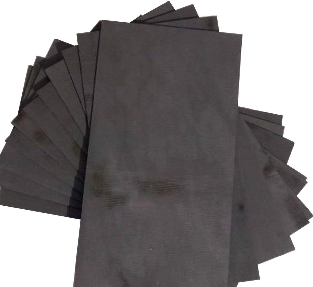 [Australia - AusPower] - 5pcs 3.5 x 20 x 100mm 99.99% Pure Graphite Electrode Rectangle Plate Sheet 