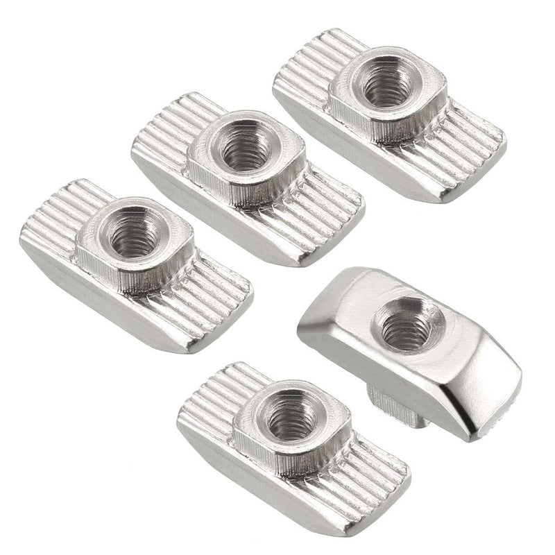 [Australia - AusPower] - uxcell Sliding T Slot Nuts, M4 Half Round Roll in T-Nut for 4040 Series Aluminum Extrusion Profile, Carbon Steel Nickel-Plated, Pack of 10 