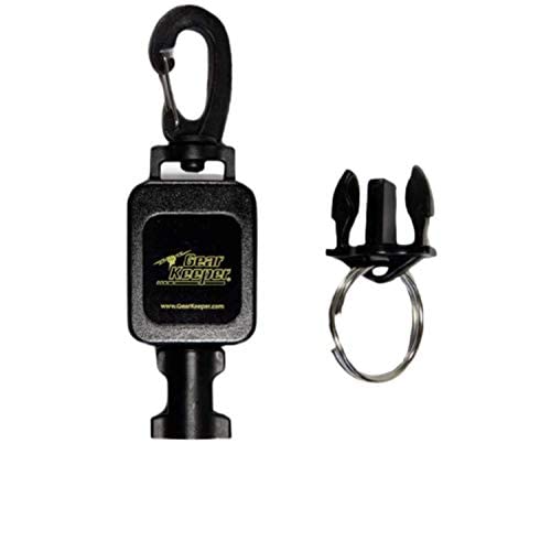 [Australia - AusPower] - Hammerhead Industries Gear Keeper Medium SCUBAFlashlight Retractor RT4-5914 Large Heavy-Duty Swiveling Snap Clip Mount with Q/C-II Split Ring Accessory 