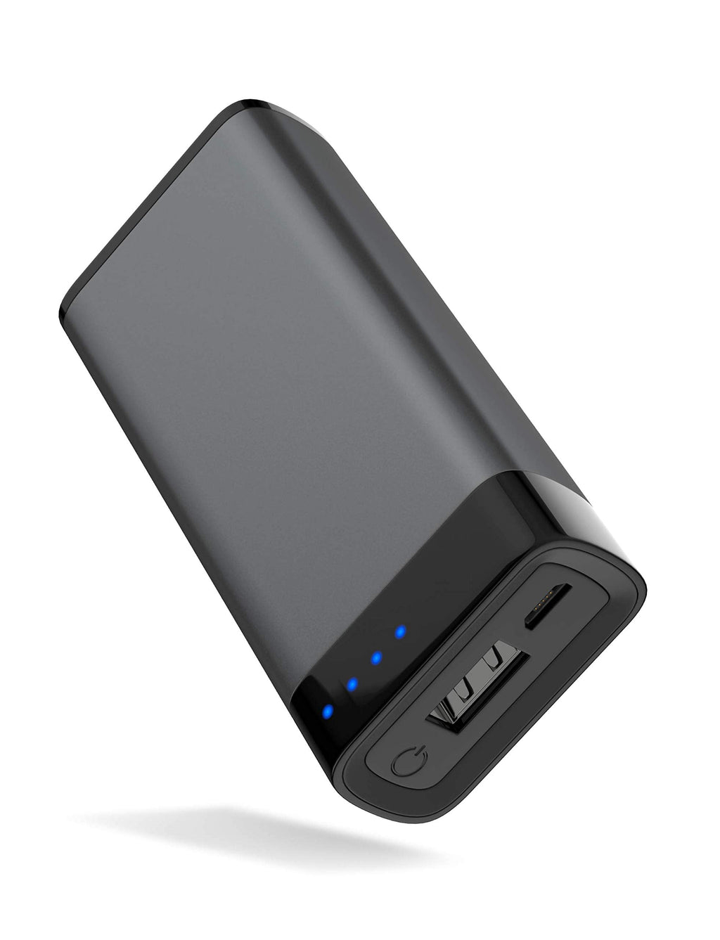 [Australia - AusPower] - TalkWorks Portable Charger Power Bank USB Battery Pack 4000 mAh - External Cell Phone Backup Supply for Apple iPhone 12, 11, XR, XS, X, 8, 7, 6, SE, iPad, Android for Samsung Galaxy - Space Grey 