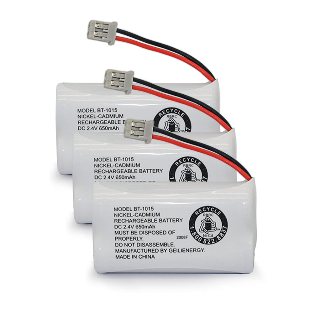 [Australia - AusPower] - GEILIENERGY BT-1015 BT1015 Battery Compatible for Uniden BT1007 BT-1007 BT904 BT-904 BBTY0651101 BBTY0460001 BBTY0510001 BBTY0624001 BBTY0700001 HHR-P506, HHR-P506A Cordless Phone(3-Pack) 3 pack BT1007/BT1015 Batteries 