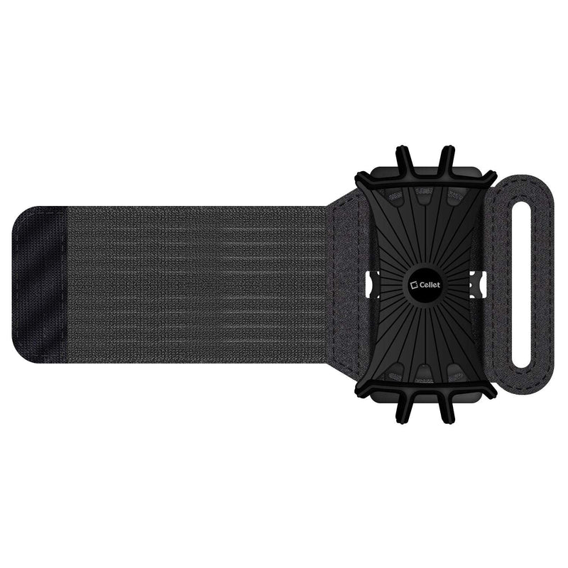 [Australia - AusPower] - Cellet Sports Fitness Armband Adjustable Running Sleeve Cell Phone Holder Water Resistant Elastic Case Compatible with Apple iPhone 12 Pro 12 Mini 12 Pro Max 11 Pro Max 11 XR XS X 10 SE 8 Plus 8 7 
