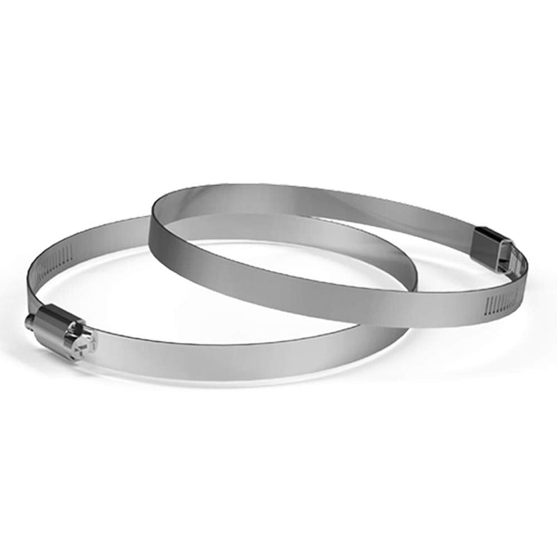 [Australia - AusPower] - AC Infinity Stainless Steel Duct Clamps, 4-Inch (Pack of 2) for Ducting, Heating, Cooling, Exhaust, Ventilation 