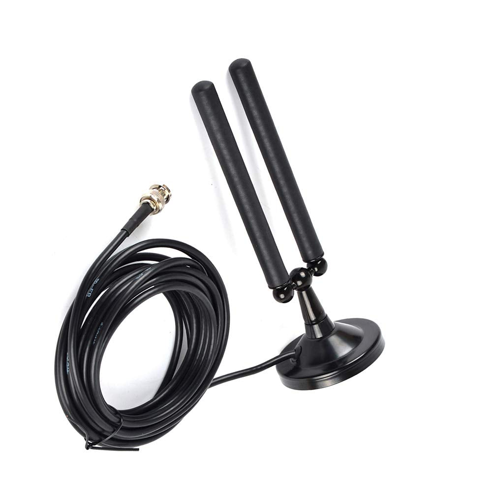 [Australia - AusPower] - HYS TC-MS9 Dual Band 2M/70CM BNC Antenna with 3inch Magnetic Base Mount and 5M/16ft RG-58 Cable for Motorola, Kenwood,Vertex VHF/UHF FRS GMRS Ham Radio 