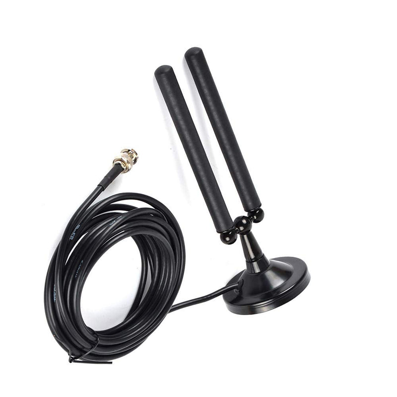 [Australia - AusPower] - HYS TC-MS9 Dual Band 2M/70CM BNC Antenna with 3inch Magnetic Base Mount and 5M/16ft RG-58 Cable for Motorola, Kenwood,Vertex VHF/UHF FRS GMRS Ham Radio 