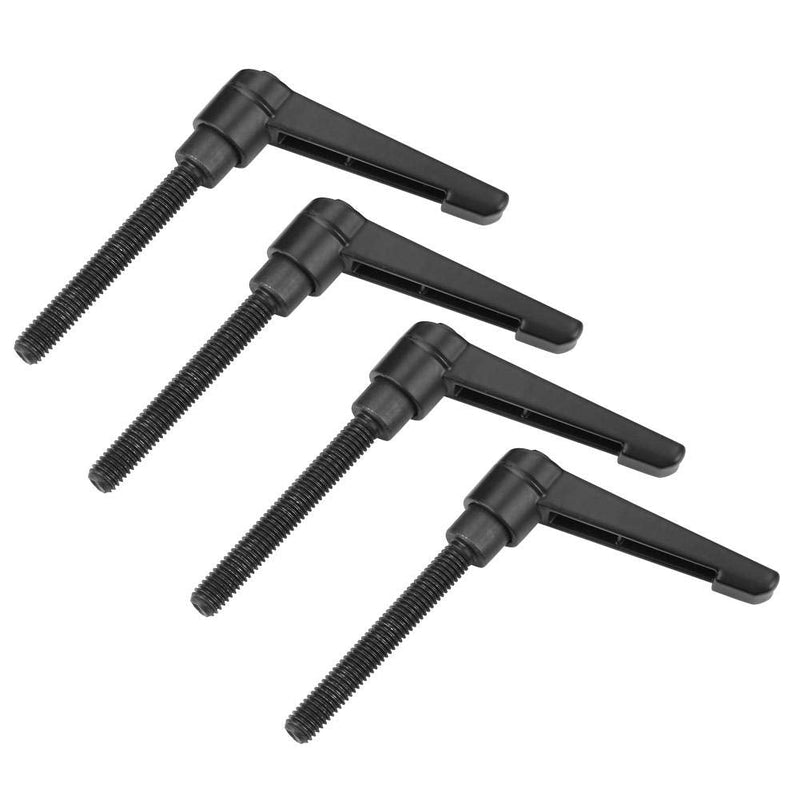 [Australia - AusPower] - 4PCS /M6 x 16/20/25/32/40/50/60/70/Male Thread Machinery 304 Alloy Adjustable Knob Handle Clamping Lever with Stud Universal Handle (16MM) 