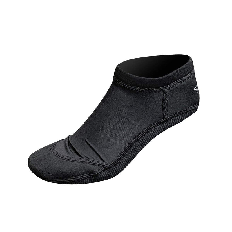 [Australia - AusPower] - Tilos Low Cut Sport Skin Socks for Sand Volleyball: A for Everything on The Sand; Water Sports, Snorkeling, and Diving Black 4XS - Size Kids 13-1 