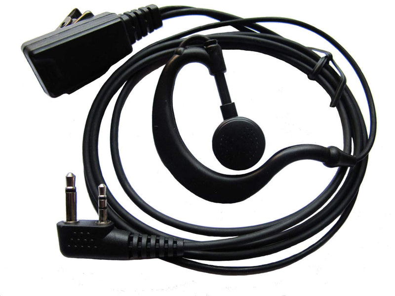 [Australia - AusPower] - bestkong Earpiece for Icom Radio IC-V8 V80 V80E V82 V85 F4026 F3G F4G F11 F11S F14 F14S F21 F21S F24 F24S G Shape Earphone Earhook Headset with Mic 2 PIN 