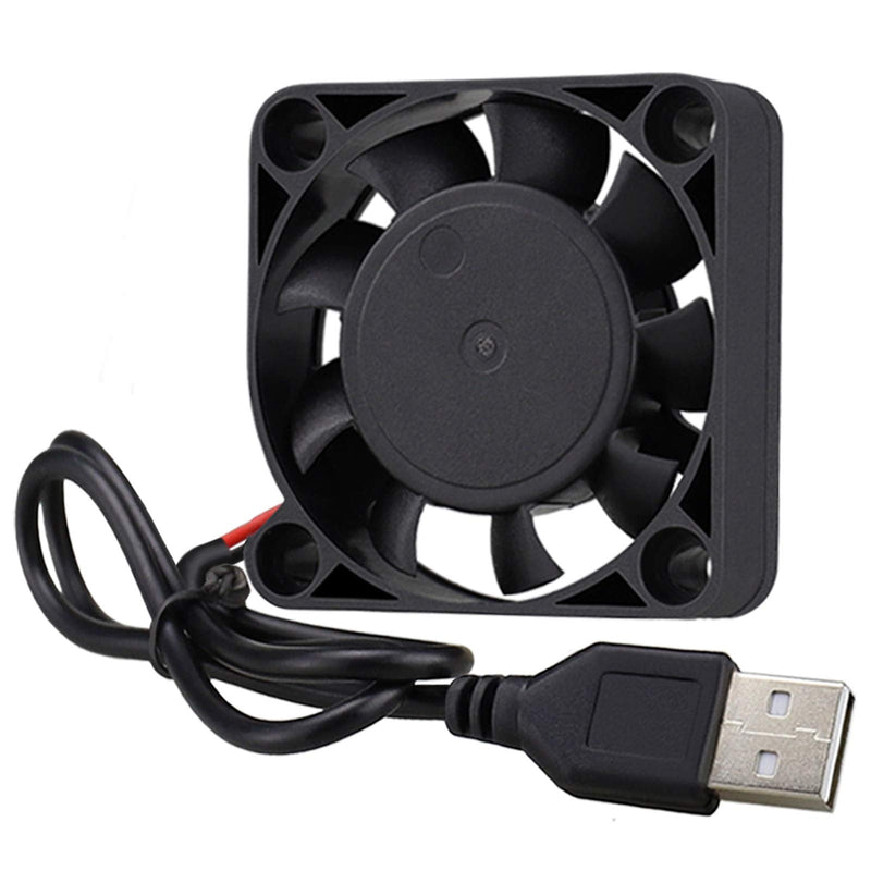 [Australia - AusPower] - GDSTME 40mm USB Fan for VR Gear, Aquarium, Roku, Router, Raspberry Pi, Cosplay, Helmet Cooling Ventilation 40x40x10mm 