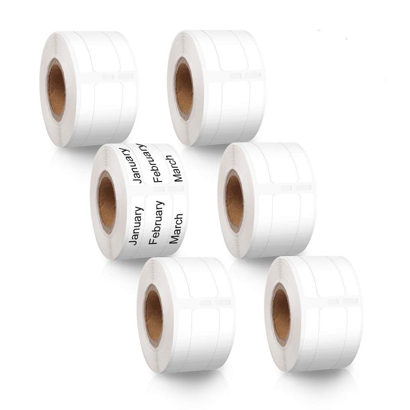 [Australia - AusPower] - Labelife Compatible Dymo File Folder Labels Replacement for dymo Label 30327 ( 30576 ) 9/16"x 3-7/16" LW Labels for Dymo LabelWriter 450, 450 Turbo, 450 Twin Turbo, 450 Duo, 4XL, 400 Printer, 6 Rolls 