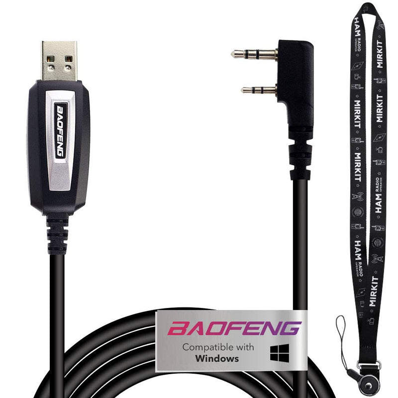 [Australia - AusPower] - Baofeng Programming Cable for UV-5R and UV-82 for Two Way Ham Portable Radios: UV-5R,5RA,5R Plus,5Re,BF F8HP, BF-888S, UV82HP, 5RX3 and Lanyard Mirkit 