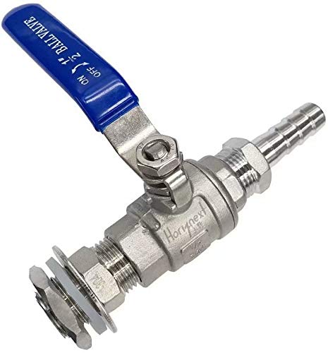 [Australia - AusPower] - Horiznext npt 1/2 homebrew ball valve kit stainless steel weldless bulkhead for Home Brewing Kettle 