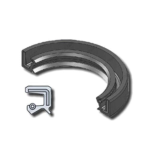 [Australia - AusPower] - EAI Oil Seal 22mm X 47mm X 7mm TC Double Lip w/Spring. Metal Case w/Nitrile Rubber Coating 