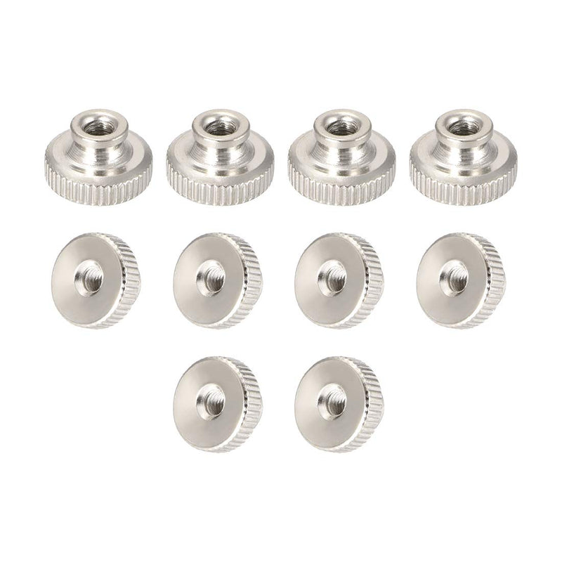 [Australia - AusPower] - uxcell Knurled Thumb Nuts, M3 Round Knobs with, Nickel Plating, Pack of 10 