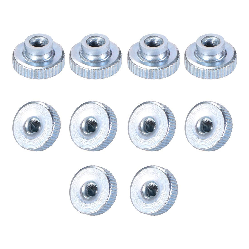 [Australia - AusPower] - uxcell Knurled Thumb Nuts - M3 Round Knobs with - Zinc Plating - Pack Of 10 