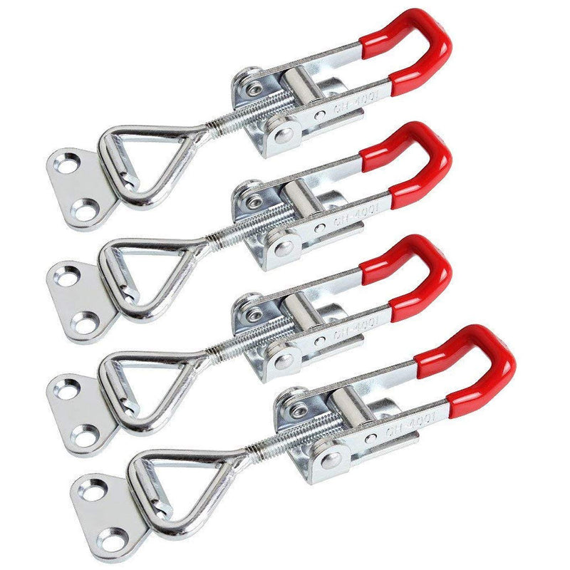 [Australia - AusPower] - RENYIAO Toggle Clamp Latch GH-4001 Pull-in Mounting Door Lock (4 Pieces) 4001 4pcs 