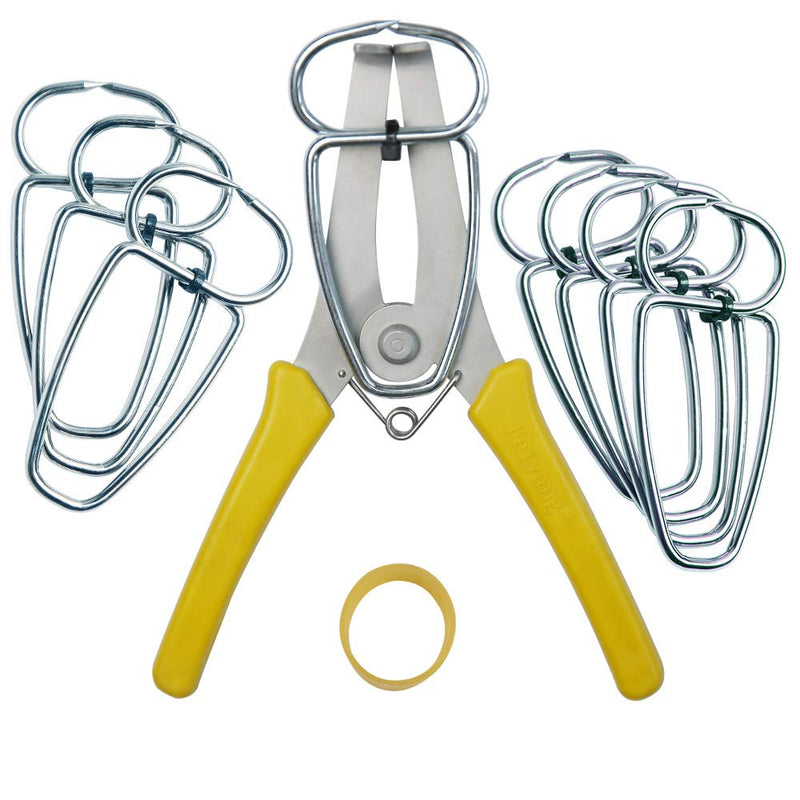 [Australia - AusPower] - Feiyang Miter Spring Clamps Kit for Woodworking,Picture Frames,Wood Trim,Moldings 8 Clamps / 1 Pliers 