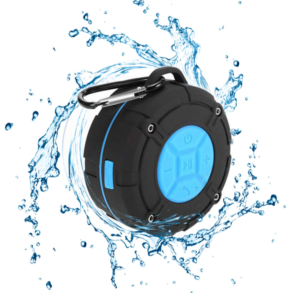 [Australia - AusPower] - [Updated Version] Portable Shower Speaker,TOPROAD IPX7 Waterproof Wireless Outdoor Speaker with HD Sound,2 Suction Cups,Built-in Mic,Hands-Free Speakerphone for Bathroom, Pool, Beach, Hiking, Bicycle 