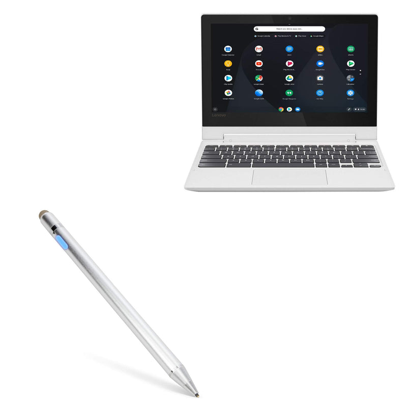 [Australia - AusPower] - BoxWave Stylus Pen Compatible with Lenovo C330 Convertible 2-in-1 Chromebook (11.6") (Stylus Pen by BoxWave) - AccuPoint Active Stylus, Electronic Stylus with Ultra Fine Tip - Metallic Silver 