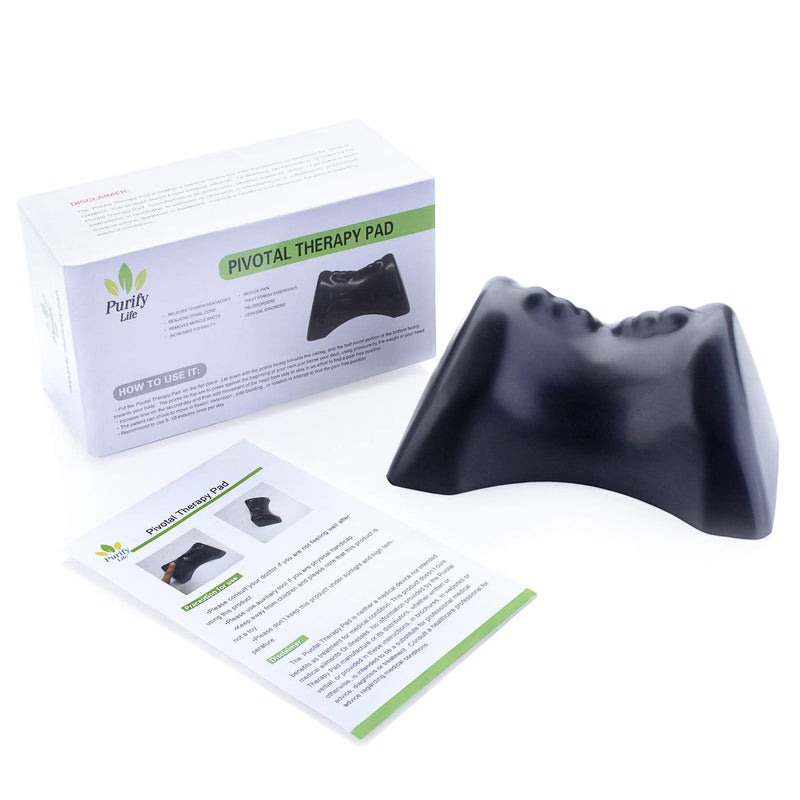 [Australia - AusPower] - Occipital Release Tool for Pivotal Therapy - Cervical Traction Neck Pillow - Lumbar Dysfunction, TMJ, Neck or Shoulder Pain Relief, Soft Tissue, Spinal Alignment, and Tension Headaches 