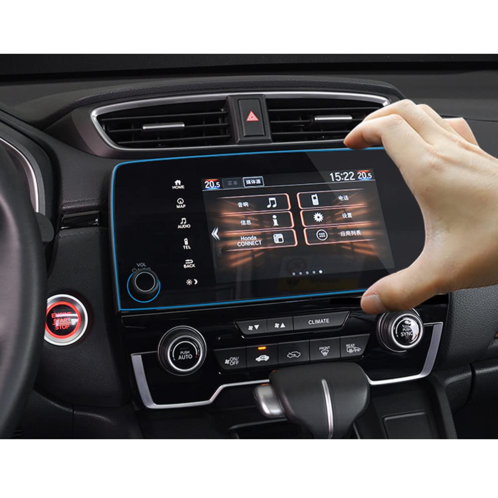 [Australia - AusPower] - 2017-2022 CRV EX EX-L Touring 7 Inch Car Navigation Screen Protector, HiMoliwa Scratch-Resistant Ultra HD in-Dash Clear Tempered Glass Screen 9H Hardness 0.33mm 