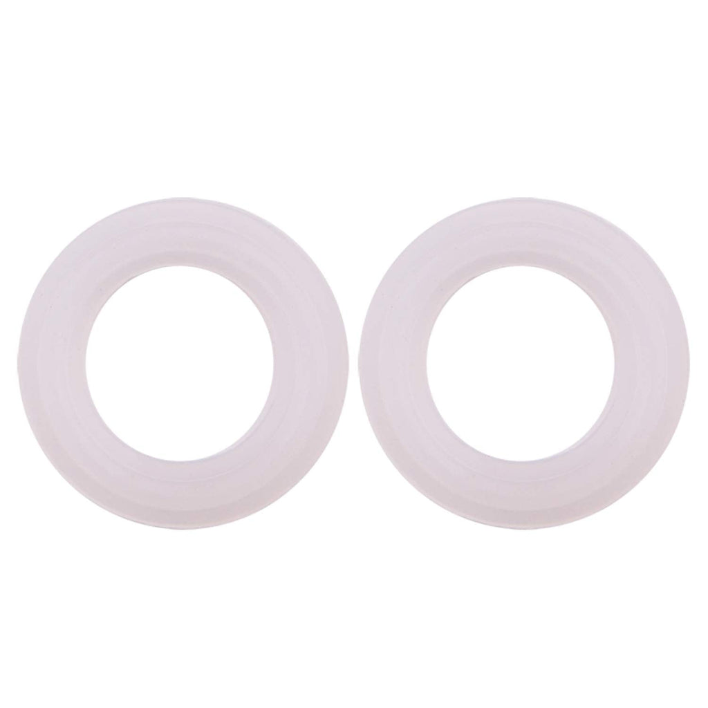 [Australia - AusPower] - DERNORD Silicone Sanitary Gasket, 3/4" Tri-Clamp O Rings 0.62 Inch ID 0.86 Inch OD (Pack of 2) 