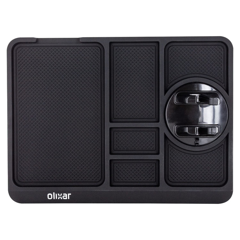 [Australia - AusPower] - Olixar Car Dashboard Tray - Sticky Dash Mat Car Phone Holder with Mount - Large Non Slip Gel Pad - Washable - Car Dashboard Accessories - Holder for Keys, Cell Phone, Coins and Glasses 