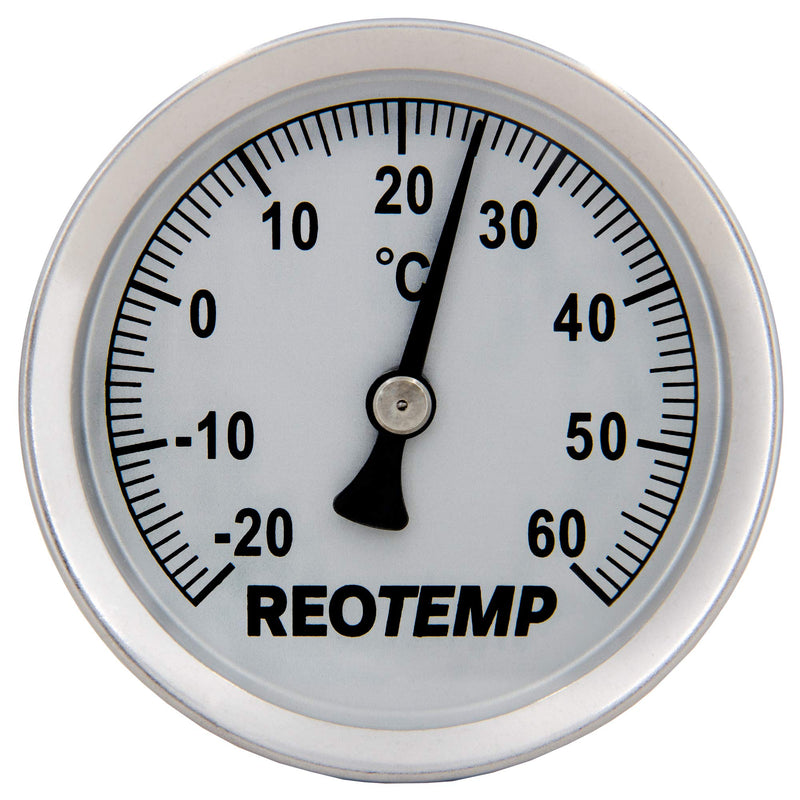 [Australia - AusPower] - REOTEMP S1-C32 Magnetic Analog Surface Thermometer, -20 to 60 Celsius 