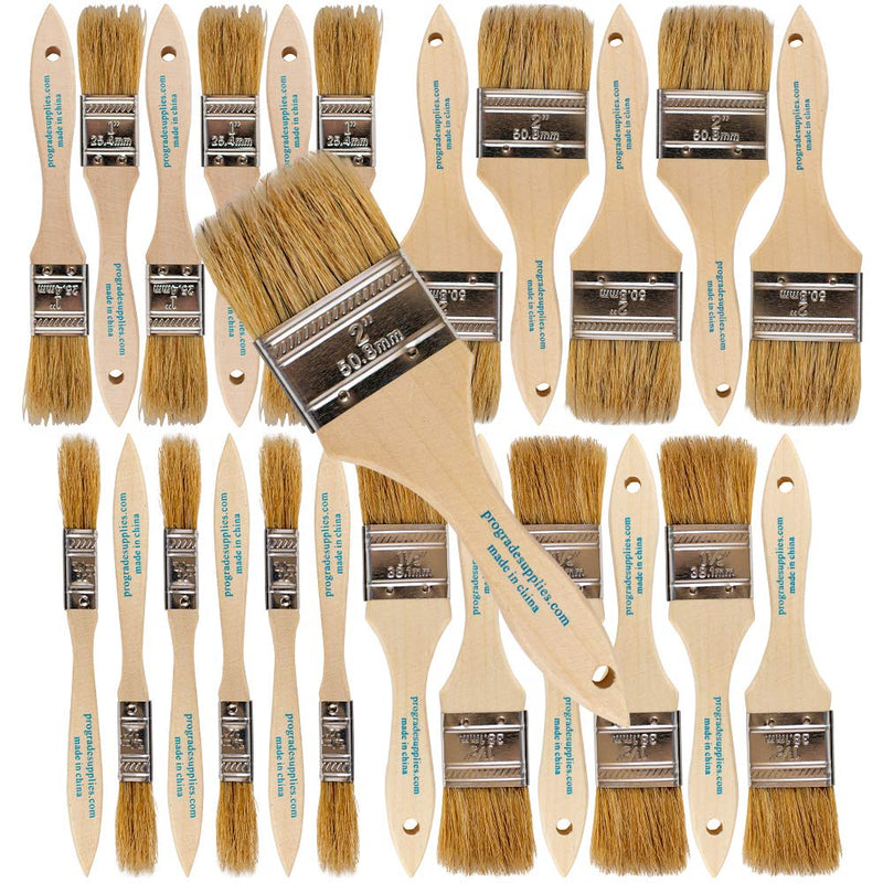 [Australia - AusPower] - Pro Grade - Chip Paint Brushes - 24 Piece Variety Chip Brush Set 