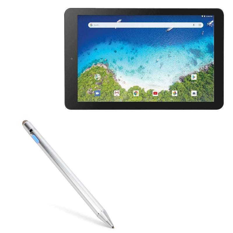 [Australia - AusPower] - BoxWave Stylus Pen for RCA Viking II (10") (Stylus Pen by BoxWave) - AccuPoint Active Stylus, Electronic Stylus with Ultra Fine Tip for RCA Viking II (10") - Metallic Silver General Active Stylus 